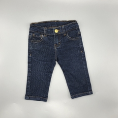 Segunda Selección - Jeans Baby Cottons Talle 3 meses azul oscuro recto (36 cm largo)