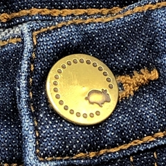 Segunda Selección - Jeans Baby Cottons Talle 3 meses azul oscuro recto (36 cm largo) - tienda online