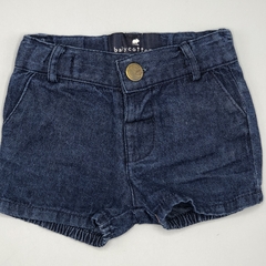 Segunda Selección - Short Baby Cottons Talle 3 meses jean azul - comprar online