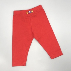 Legging Owoko Talle 2 (6-9 meses) rojo liso - Largo 30cm en internet