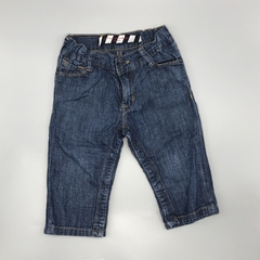 Segunda Selección - Jeans Talle 18 meses azul recto abotonado (41 cm largo)