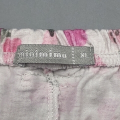 Short minimimo Talle XL (12-18 meses) algodón gris claro frutillas fucsia puntilla - Baby Back Sale SAS
