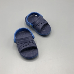 Segunda Selección - Sandalias de goma Evacol Talle 18-19 EUR azules - gris (11.5 cm largo suela) - comprar online