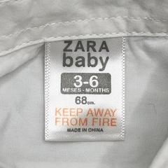 Segunda Selección - Camisa Zara Talle 3-6 meses blanco liso - Baby Back Sale SAS