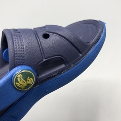 Segunda Selección - Sandalias de goma Evacol Talle 18-19 EUR azules - gris (11.5 cm largo suela) - tienda online