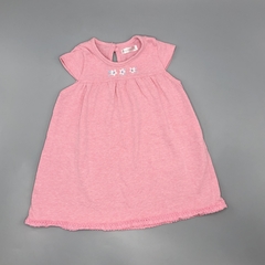 Vestido Cheeky Talle S (3-6 meses) algodón rosa jaspeado