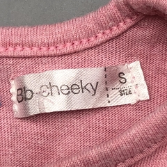 Vestido Cheeky Talle S (3-6 meses) algodón rosa jaspeado - Baby Back Sale SAS