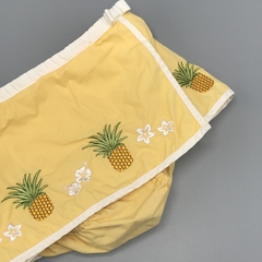 Pollera Gymboree Talle 12-18 meses fibrana amarilla piñas moño blanco (con bombachudo) - comprar online