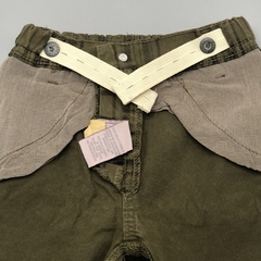 Imagen de Segunda Selección - Pantalón Cheeky Talle XL (12-18 meses) verde cuadrillé - Largo 47cm