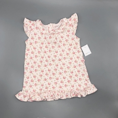 Vestido Cheeky Talle M (6-9 meses) algodón rosa florictas