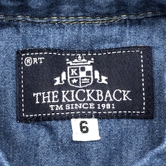 Segunda Selección - Camisa The KickBack Talle 6 años jean azul bolsillo botón - Baby Back Sale SAS