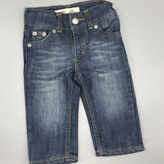 Jeans Levis Talle 12 meses azul recto (42 cm largo- cintura ajustable) - comprar online
