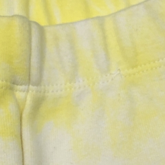 Segunda Selección - Legging Cheeky Talle S (3-6 meses) algodón batik amarillo blanco (31 cm largo) - comprar online
