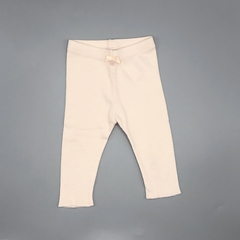 Segunda Selección - Legging Little Akiabara Talle 3 meses algodón rosa claro (30 cm largo)