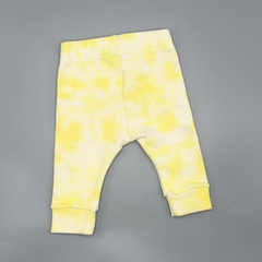 Segunda Selección - Legging Cheeky Talle S (3-6 meses) algodón batik amarillo blanco (31 cm largo) en internet