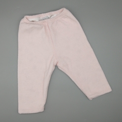 Pantalón Broer Talle 1-3 meses toalla rosa (35 cm de largo)