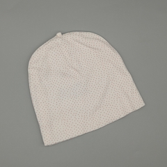 Gorro HyM Talle 2-4 meses blanco puntos rosas