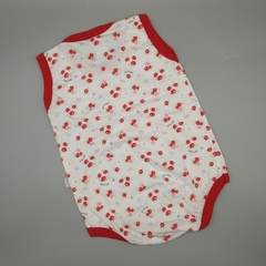 Body NUEVO Gamisé Talle 3 meses flores rojas - comprar online