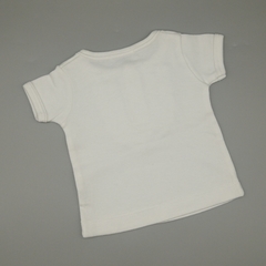 Remera NUEVA Arroz con Leche Talle 3 meses blanco liso - comprar online