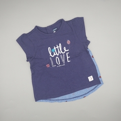 Remera Original Marines Talle 6-9 meses little love azul