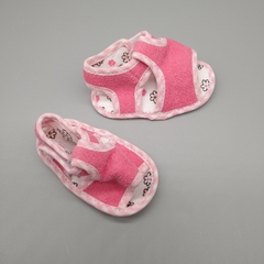 Sandalias Grisino Talle 3-6 meses (9cm suela) toalla rosa - no caminantes - comprar online