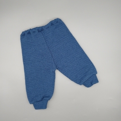 Babucha NUEVA Talle 1 (0 meses) tejida azul - Largo 32cm - comprar online