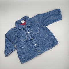 Camisa Grisino Talle 3-6 meses corderito interior - jean