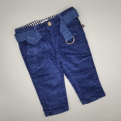 Segunda Selección - Pantalón Opaline Talle PN (3 meses) azul gamuza - Largo 35cm