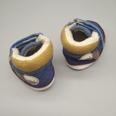 Zapatillas NUEVAS Baby Colloky Talle 14 CL (9cm suela) azules y marrones - abrojos - no caminantes en internet