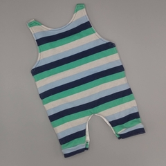Jumper Crayón Talle OL (9-12 meses) algodón rayas verde celeste azul - comprar online