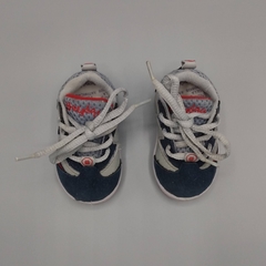 Segunda Selección - Zapatillas HeyDay Talle 17 grises y azul con rojo (12 cm largo) - comprar online