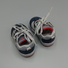 Segunda Selección - Zapatillas HeyDay Talle 17 grises y azul con rojo (12 cm largo) en internet