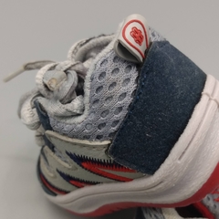 Segunda Selección - Zapatillas HeyDay Talle 17 grises y azul con rojo (12 cm largo) - tienda online