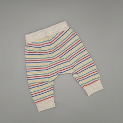 Jogging Cheeky Talle XS (0-3 meses) gris rayas de colores - Largo 30cm - comprar online