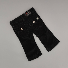 Segunda Selección - Pantalón Paula Cahen D Anvers Talle 3 meses corderoy negro (34 cm largo) - comprar online