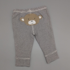 Legging Carters Talle 3 meses rayas gris mono (29 cm largo) - comprar online