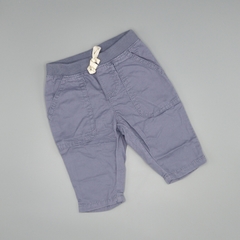 Pantalón Carters Talle 3 meses azul - bolsillos corazones - Largo 31cm