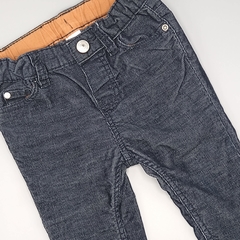 Pantalón HyM Talle 4-6 meses corderoy - azul - Largo 40cm - comprar online