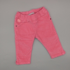 Segunda Selección - Pantalón Minimimo Talle M (6-9 meses) corderoy rosa (34 cm largo) - comprar online