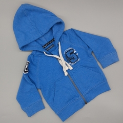 Segunda Selección - Campera Minimimo Talle S (3-6 meses) azul cordón blanco (sin frisa)