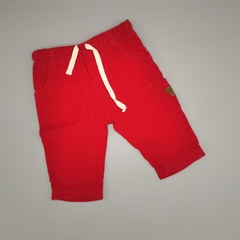Segunda Selección - Pantalón Crayón Talle OM (6 meses) corderoy rojo - Largo 33cm