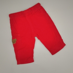 Segunda Selección - Pantalón Crayón Talle OM (6 meses) corderoy rojo - Largo 33cm en internet