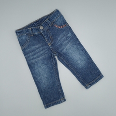 Segunda Selección - Jeans Carters Talle 6 meses azul - bordado en bolsillo