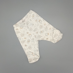 Ranita Broer Talle 00 (0 meses) algodón blanca- animalitos