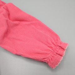 Segunda Selección - Vestido Baby Cottons Talle 6 meses corderoy rosa - bordado en el cuello - tienda online