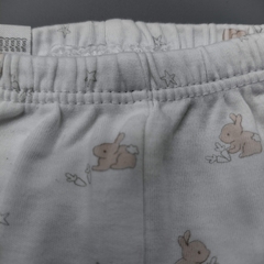Imagen de Segunda Selección - Legging Baby Cottons Talle NB (0 meses) blanco - conejito - Largo 33cm