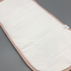 Segunda Selección - Cambiador de tela Olliella lino rosa blanco (31 cm ancho - 66 cm largo) - tienda online