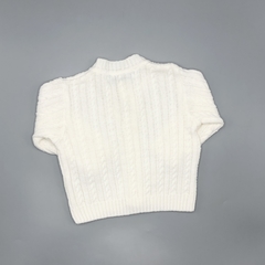 Segunda Selección - Saco Baby Cottons Talle 6 meses tejido blanco en internet
