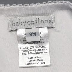 Segunda Selección - Saco Baby Cottons Talle 9 meses algodón blanco - Baby Back Sale SAS