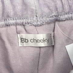 Jogging Cheeky Talle XS (0-3 meses) plush lila pastel inerior algodón (32 cm largo) - Baby Back Sale SAS